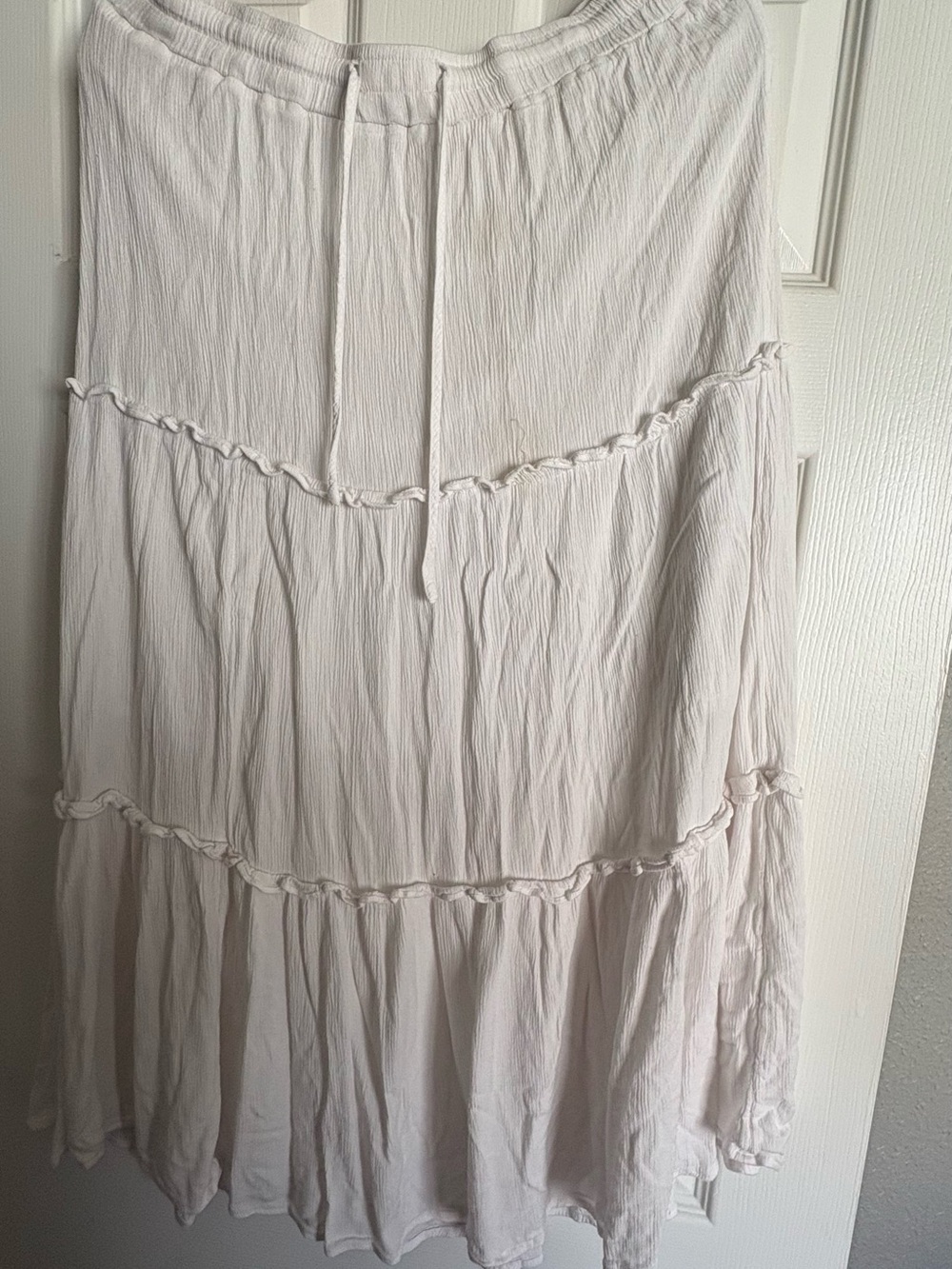 Celebrity Pink Pale Pink Tiered Maxi Skirt